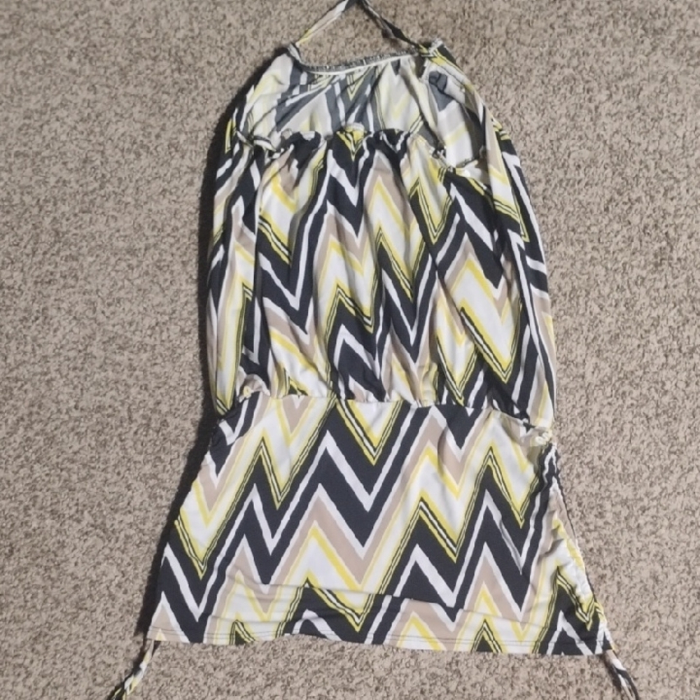 Stylish Chevron Pattern Dress - Picture 3 of 3